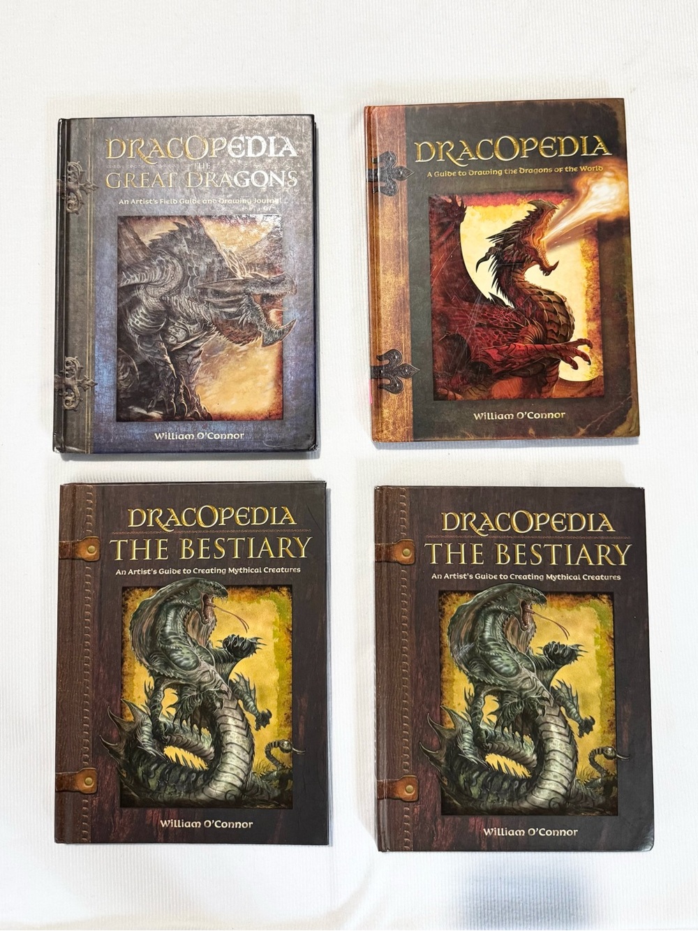 Dracopedia Hardcover By William O’Connor Great Dragons Bestiary Set Of 4